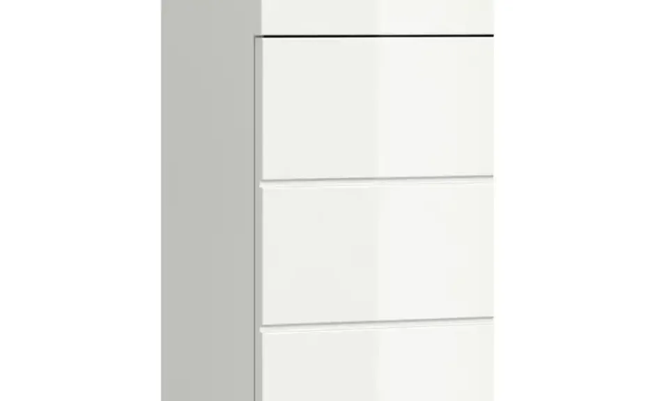 Waschmaschinenumbauschrank SCHLOONSEE, Breite 63cm, für Waschmaschine & Trockner, 2 Türen, MDF-Front in verschiedenen Farben, Überbauschrank, Umbauschrank, Badschrank Schloonsee