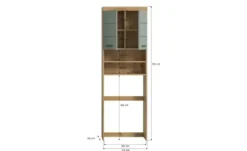 Waschmaschinenumbauschrank SCHLOONSEE, Breite 63cm, für Waschmaschine & Trockner, 2 Türen, MDF-Front in verschiedenen Farben, Überbauschrank, Umbauschrank, Badschrank Schloonsee