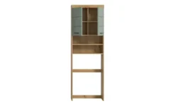 Waschmaschinenumbauschrank SCHLOONSEE, Breite 63cm, für Waschmaschine & Trockner, 2 Türen, MDF-Front in verschiedenen Farben, Überbauschrank, Umbauschrank, Badschrank Schloonsee