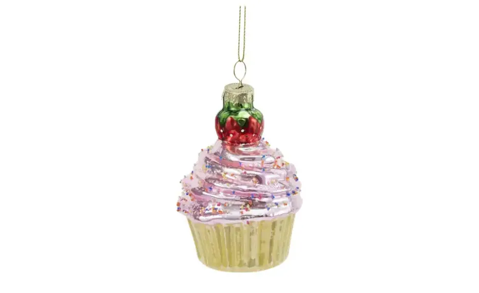 Weihnachtsbaumschmuck Cupcake