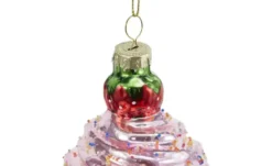 Weihnachtsbaumschmuck Cupcake