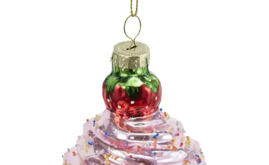 Weihnachtsbaumschmuck Cupcake